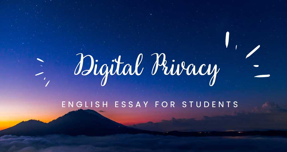 essay on privacy in digital world